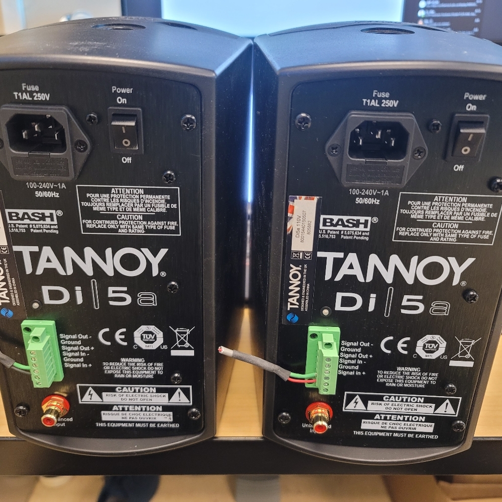 Tannoy Di 5a power speakers